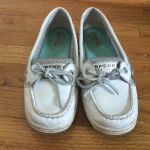 Rare White Sperry Top-Sider