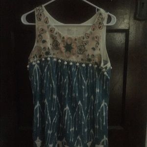 Anthropogie "floreat" brand tunic. Worn twice.