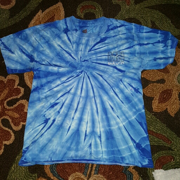 blue tie dye Duluth Minnesota t shirt