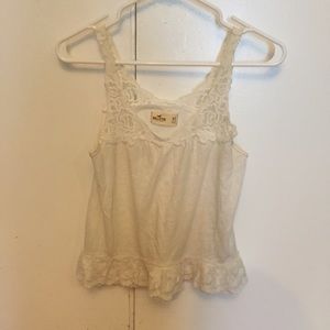 Hollister white tank