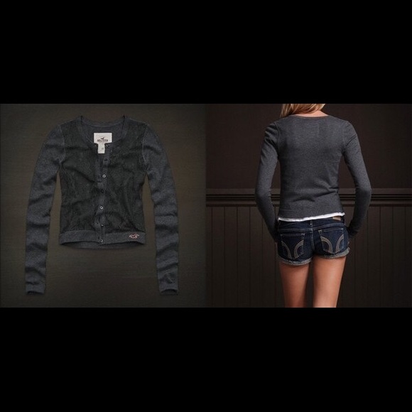 Hollister lace cardigan