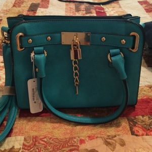 Charming Charlie Turquoise Purse