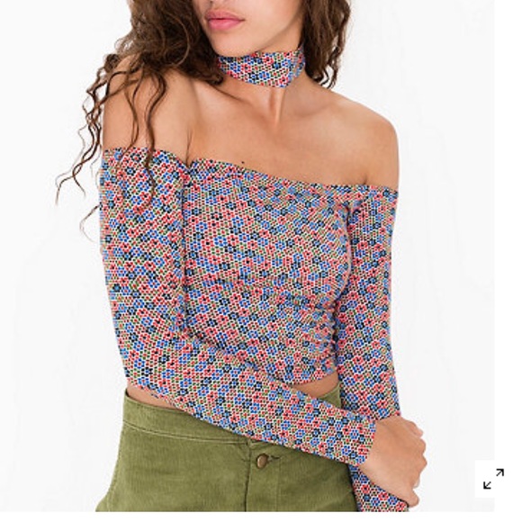 American apparel crop top.
