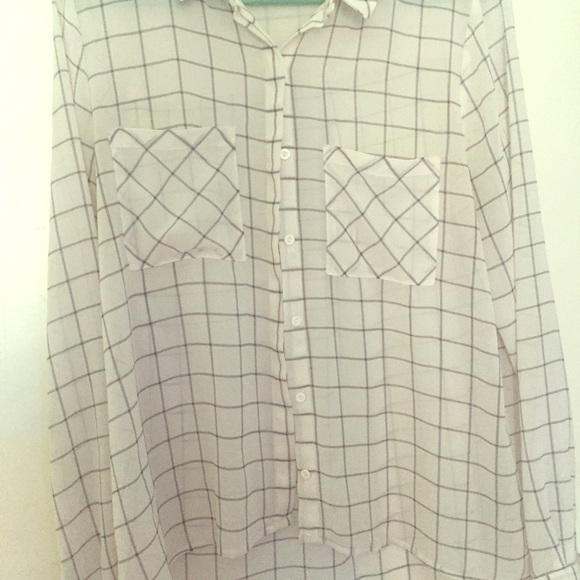 Button up chiffon - Picture 1 of 1