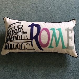 Pbteen "Rome" decorative pillow case and pillow