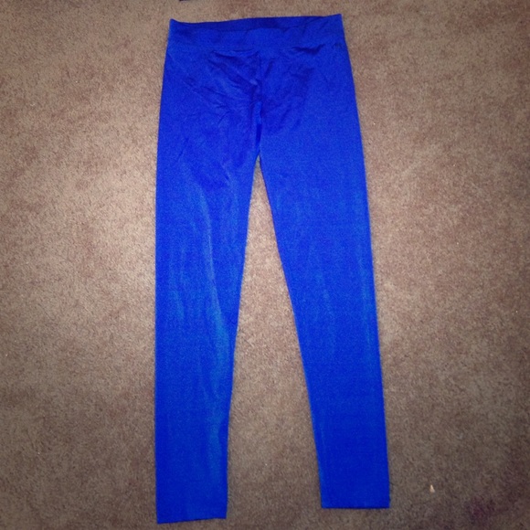 Royal blue leggings