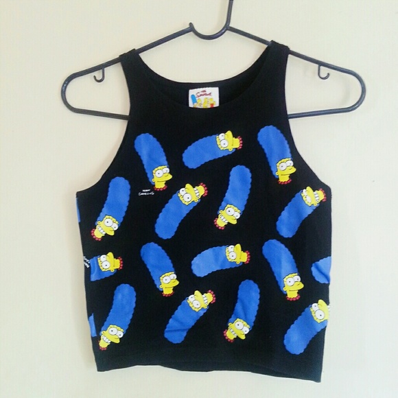 [[RESERVED]] Forever 21 The Simpsons Halter Top