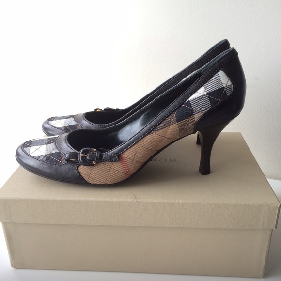 Burberry Shoes - Burberry Quilted Check Pump Burberry Shoes - Burberry Quilted Check Pump