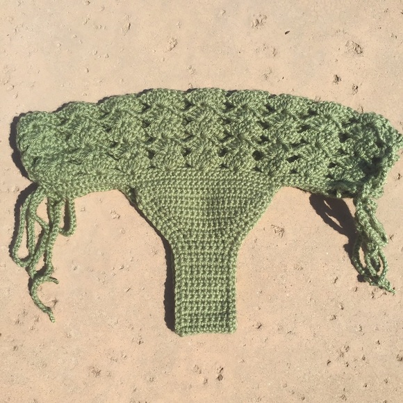 High waisted bikini bottoms