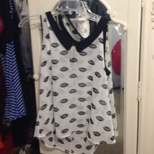 Sheer tank top