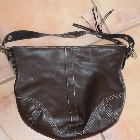 Coach Handbags - LAST MARKDOWN!!  Coach authentic leather bag 14x11