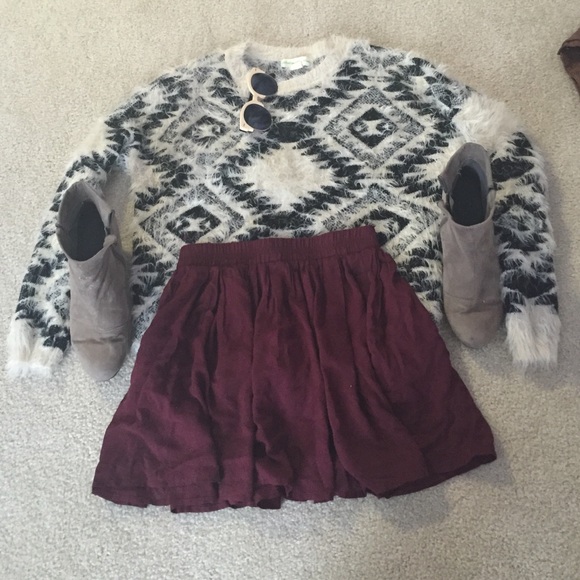 aztec fuzzy sweater😍