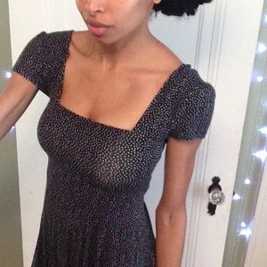 Kimchi Blue Polka Dot Babydoll Dress