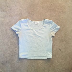 Light Blue crop top