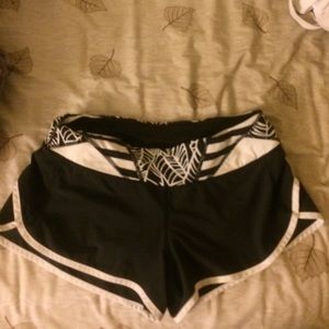 Black lululemon shorts