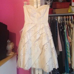 White formal dress