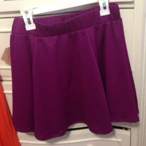 Purple skater skirt