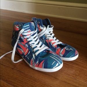 high top sneakers only worn a few times!!