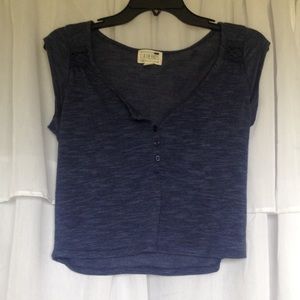 L.A. Hearts navy blue top