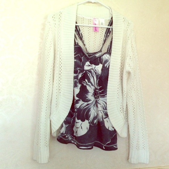 Cream sweater