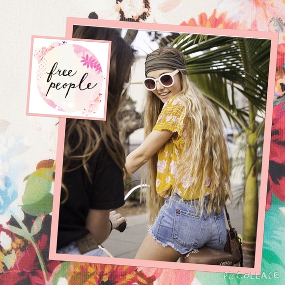 Free People Tops - Free People Short Sleeve Peasant Top