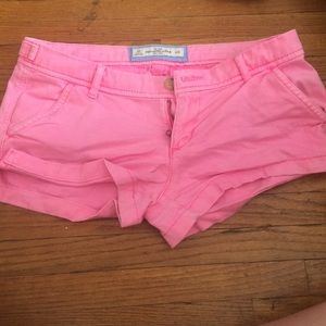 Beautiful pink Abercrombie & Fitch shorts!