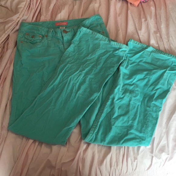 ❌ LAST CHANCE Teal corduroy pants!