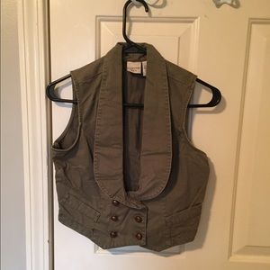 Green military vest