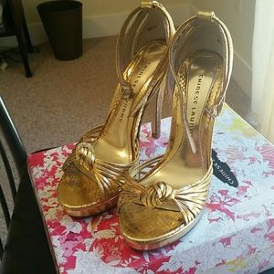 Chinese Laundry Gold Heels