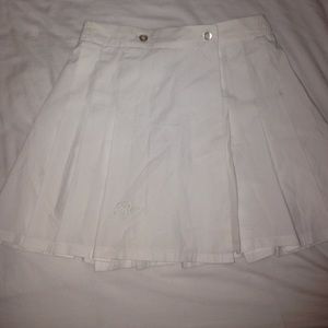 Vintage White Tennis Skirt