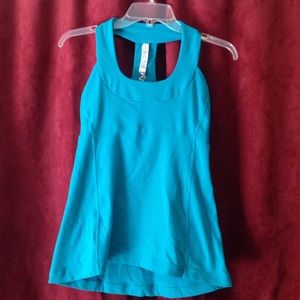 Lululemon Blue scoop neck, halter tank top