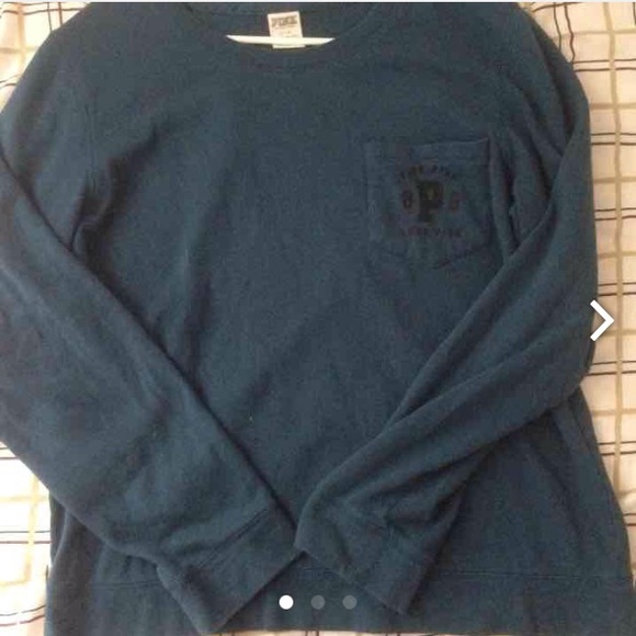 Pink dark blue sweatshirt