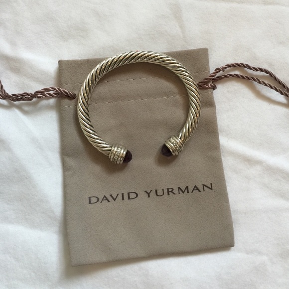 Authentic David Yurman amethyst 8" bracelet