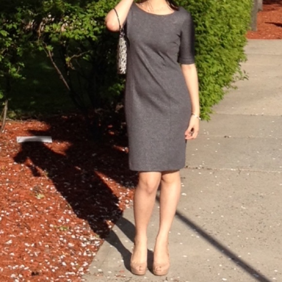 Banana Republic grey sheath