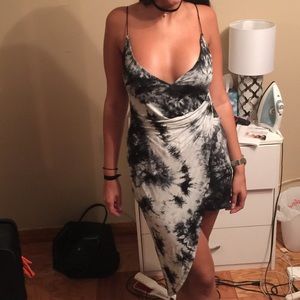 Strappy tye dye dress