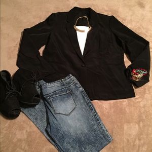 Black American Apparel Blazer