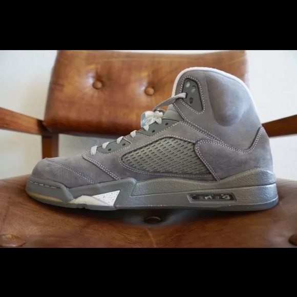 Air Jordan 5 Wolf Grey Retro - Picture 2 of 4