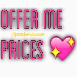 OFFER ME PRICES π