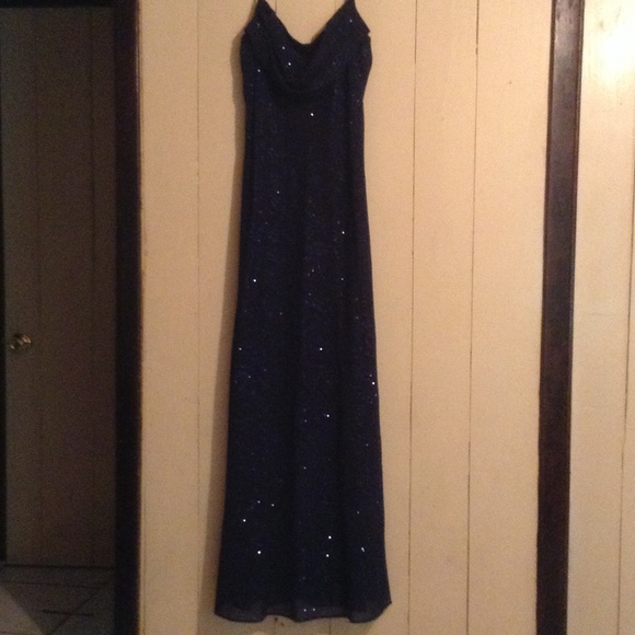 Navy blue formal dress