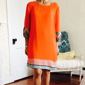 Bright Orange Dress