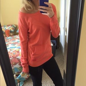 Orange billabong sweatshirt
