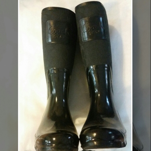 Authentic Coach Rain Boots