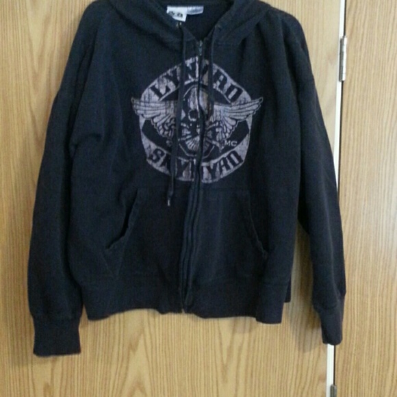 Lynyrd Skynyrd blue hoodie