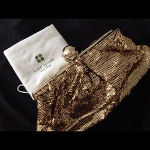 ✔️SOLD! NWT Kate Spade Margie Gold Sequined Bag