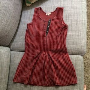 Silence and Noise red houndstooth tank top