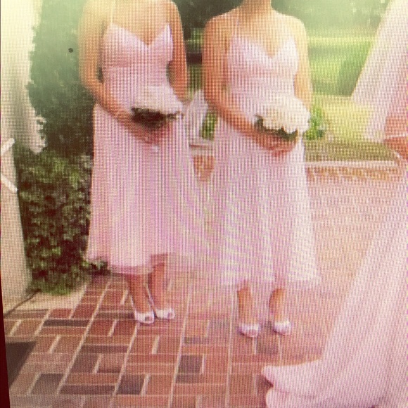 alfred angelo halter dress pink top Pink