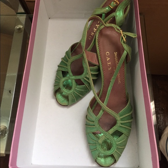 Jacqueline Schnabel for Calypso strappy shoes