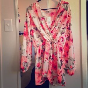 AZ Design Floral Romper Size Large