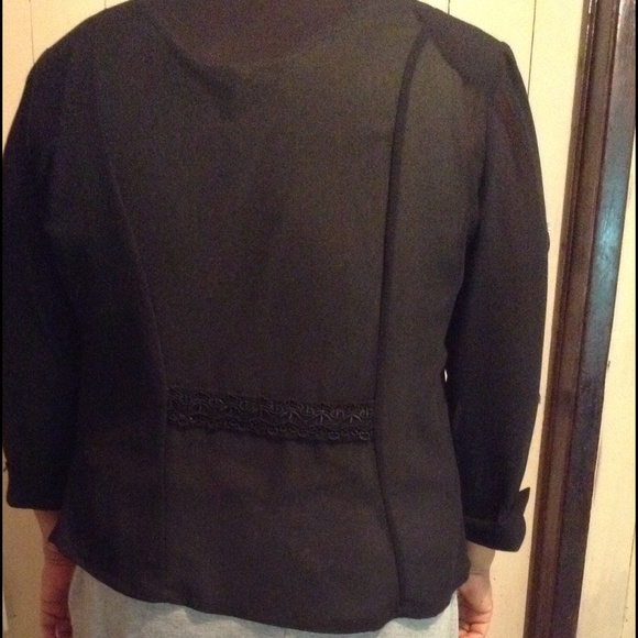 Black formal dress with jacket