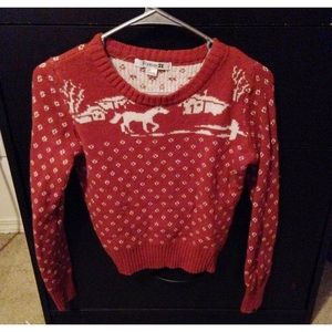 vintage christmas sweater.